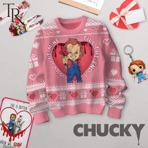 Will U Be Mine Till The End Chucky Valentine Sweater