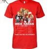 Nick Saban 2007 – 2023 Thank You For The Memories T-Shirt