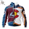 NHL Columbus Blue Jackets Special Home Mix Reverse Retro Personalized Kits Hoodie