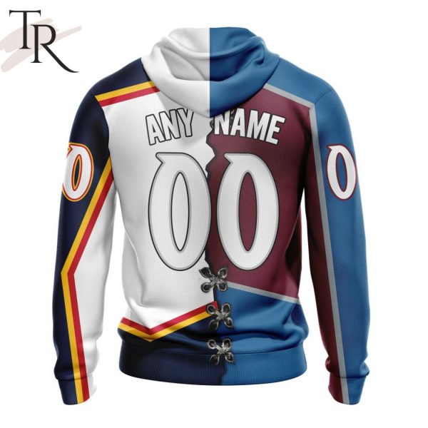 NHL Colorado Avalanche Special Home Mix Reverse Retro Personalized Kits Hoodie