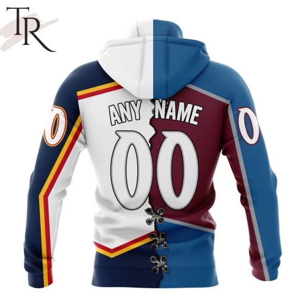 NHL Colorado Avalanche Special Home Mix Reverse Retro Personalized Kits Hoodie