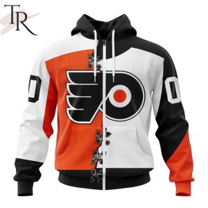 NHL Philadelphia Flyers Special Home Mix Reverse Retro Personalized Kits Hoodie