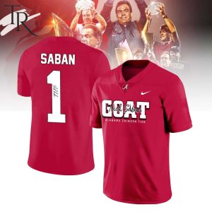 Thank You GOAT Nick Saban Coach Shirt Football Jersey