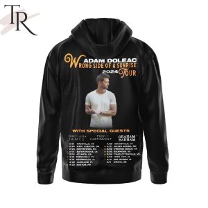 Adam Doleac Wrong Side Of A Sunrise 2024 Tour 3D Hoodie