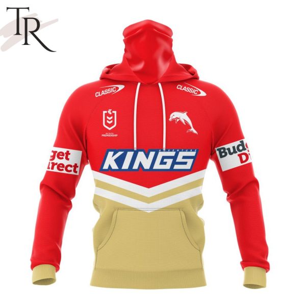 NRL Dolphins Personalized 2024 Home Kits Hoodie