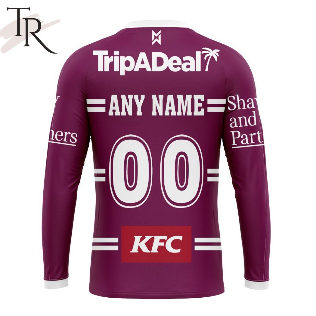 NRL Manly Warringah Sea Eagles Personalized 2024 Home Kits Hoodie