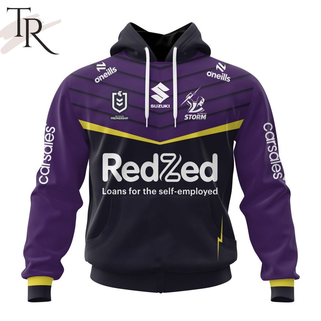 NRL Melbourne Storm Personalized 2024 Home Kits Hoodie
