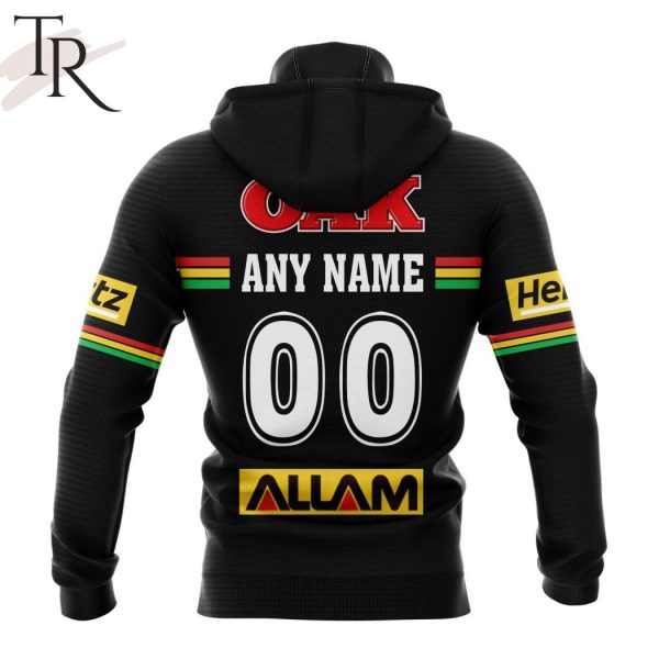 NRL Penrith Panthers Personalized 2024 Home Kits Hoodie