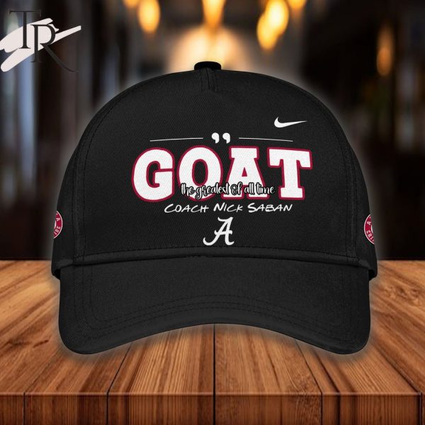 GOAT Greatest Of All Time Coach Nick Saban 17 Seasons At Alabama Crimson Tide Thank You Coach Thank You For The Memories Hoodie, Longpants, Cap – Black