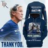 GOAT Seattle Seahawks 14 Years 2010 – 2024 Pete Carroll Thank You For The Memories Hoodie, Longpants, Cap