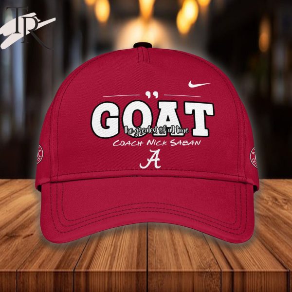 GOAT Greatest Of All Time Coach Nick Saban 17 Seasons At Alabama Crimson Tide Thank You Coach Thank You For The Memories Hoodie, Longpants, Cap – Red