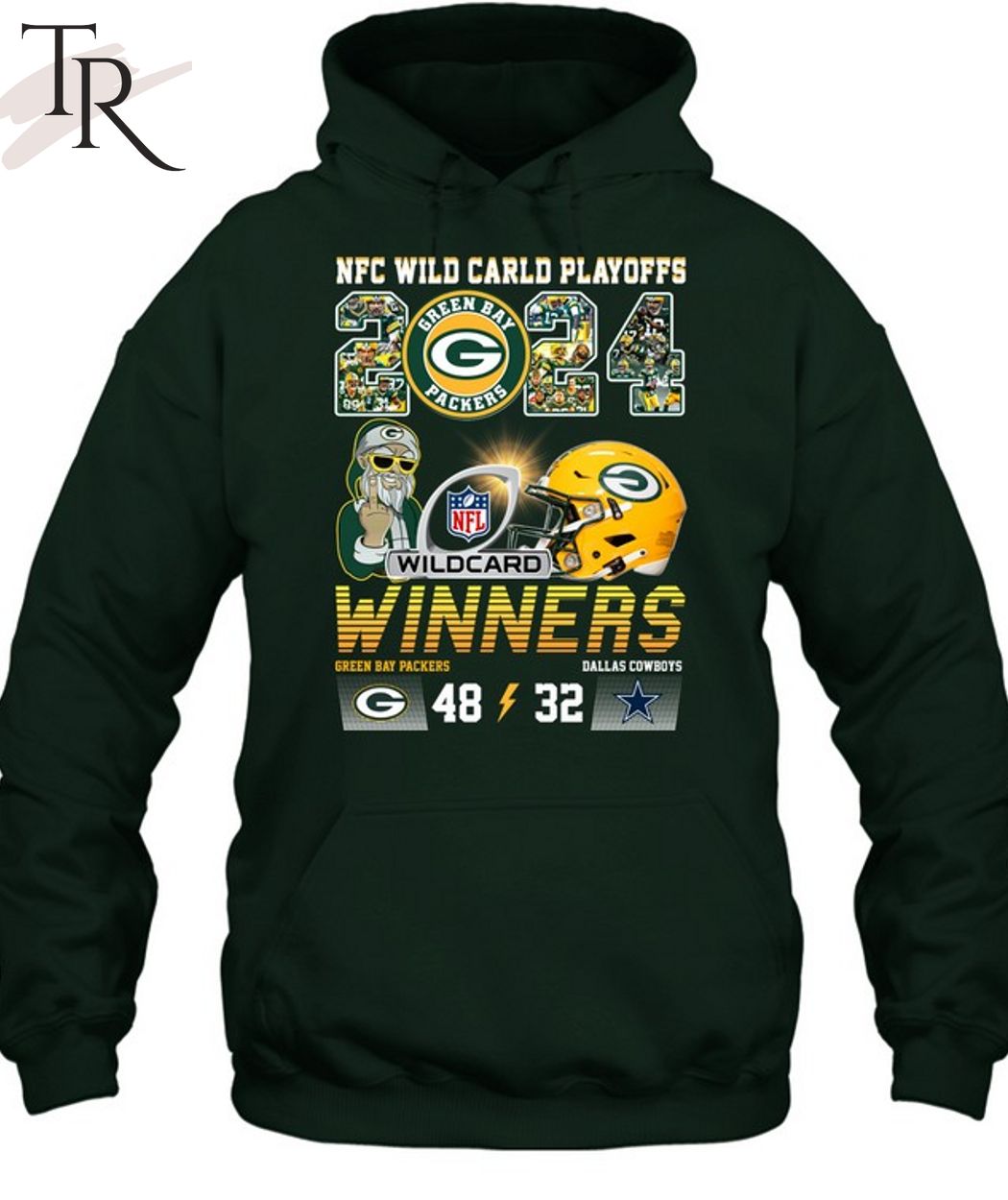 2024 NFC Wild Carld Playoffs Winners Green Bay Packers 48 - 32 Dallas Cowboys T-Shirt