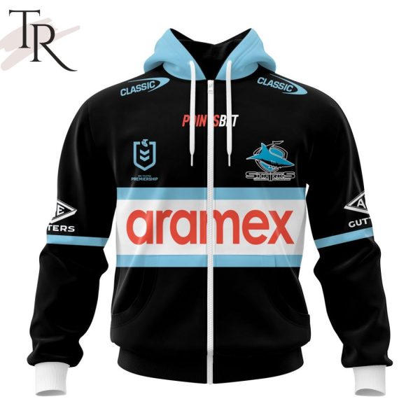 NRL Cronulla-Sutherland Sharks Personalized 2024 Away Kits Hoodie