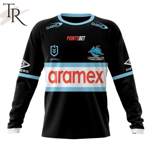 NRL Cronulla-Sutherland Sharks Personalized 2024 Away Kits Hoodie
