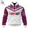 NRL Dolphins Personalized 2024 Away Kits Hoodie