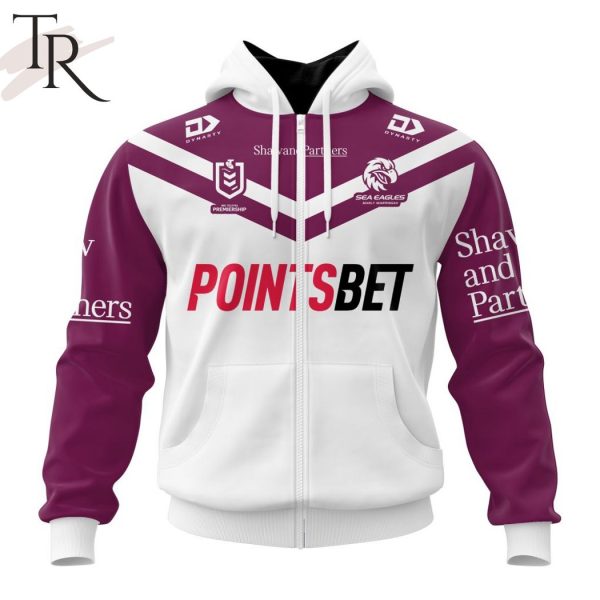 NRL Manly Warringah Sea Eagles Personalized 2024 Away Kits Hoodie