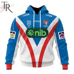 NRL Newcastle Knights Personalized 2024 Away Kits Hoodie
