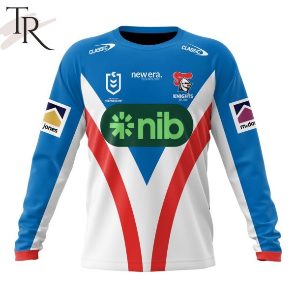 NRL Newcastle Knights Personalized 2024 Away Kits Hoodie