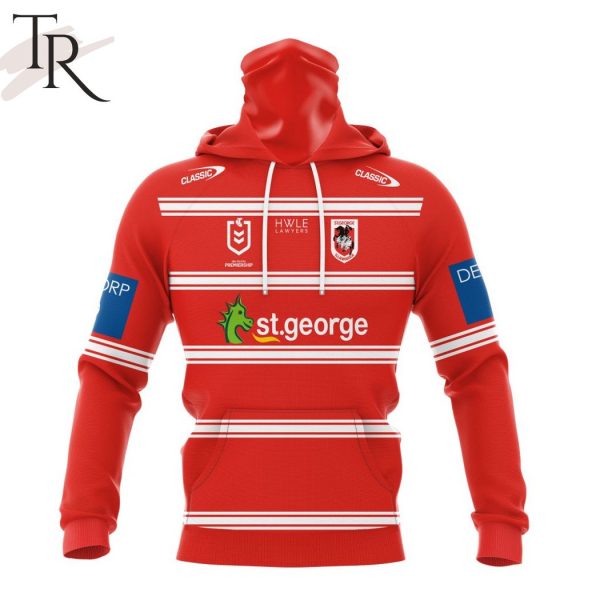 NRL St. George Illawarra Dragons Personalized 2024 Away Kits Hoodie