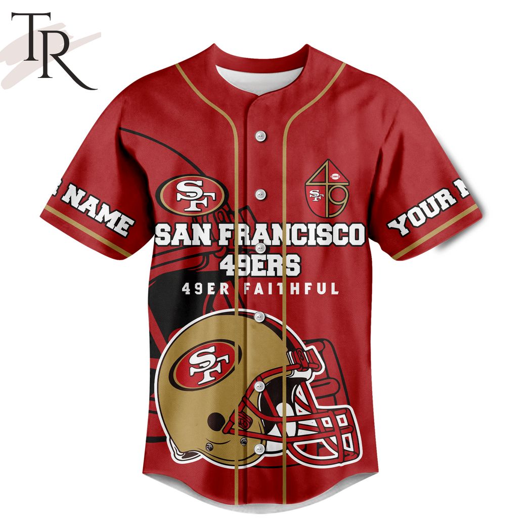 San Francisco 49ers Faithful Officially The World's Coolest Custom Baseball Jersey