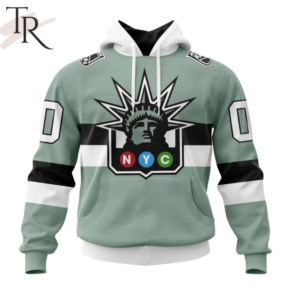 NHL New York Rangers Special City Connect Design Hoodie