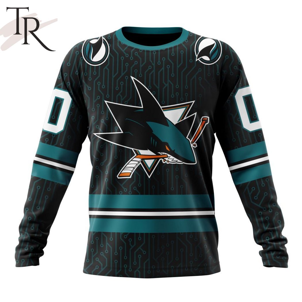 NHL San Jose Sharks Special City Connect Design Hoodie