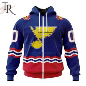 NHL St. Louis Blues Special City Connect Design Hoodie