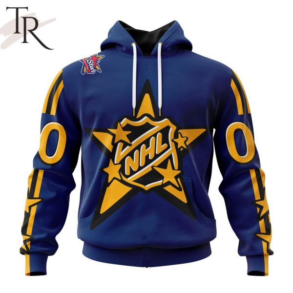 NHL Atlantic Division Personalized 2024 NHL All-Star Game Royal Kits Hoodie