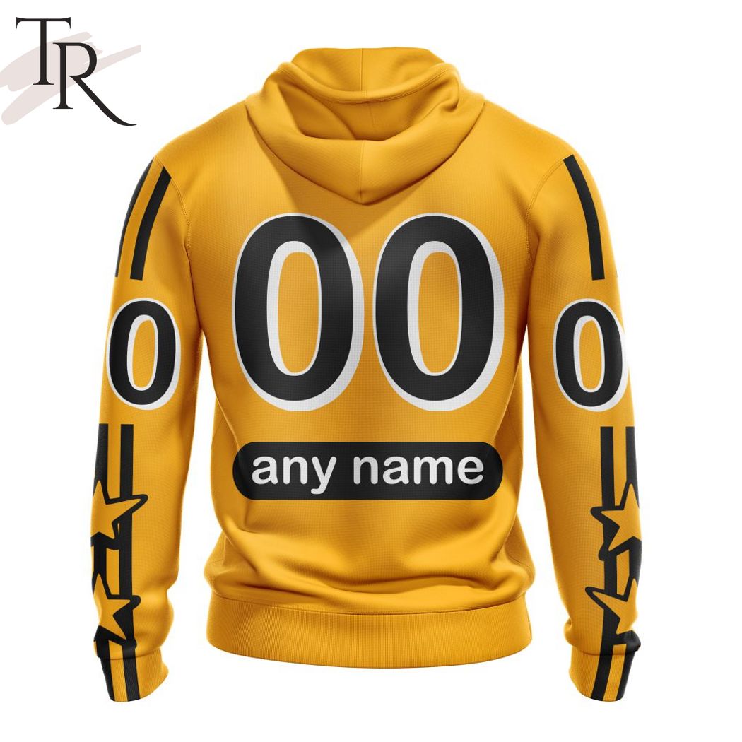 NHL Central Division Personalized 2024 NHL All-Star Game Yellow Kits Hoodie