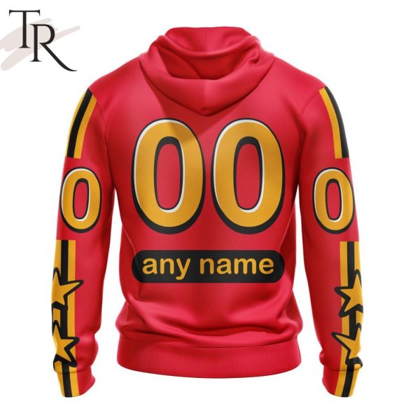 NHL Pacific Division Personalized 2024 NHL All-Star Game Red Kits Hoodie
