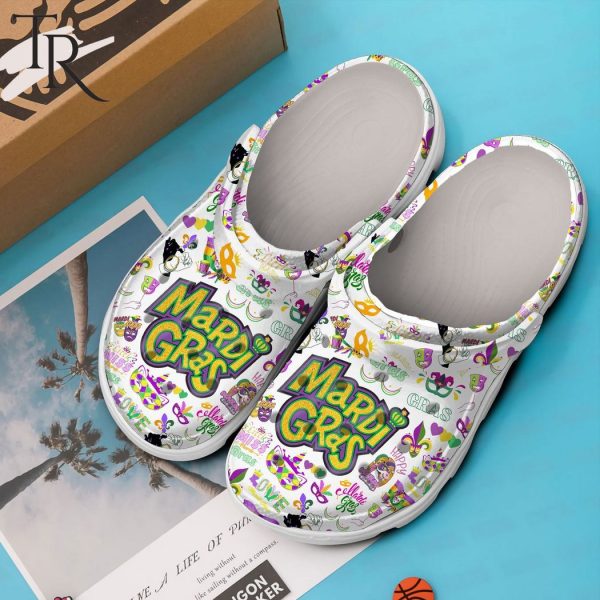 Happy Mardi Gras Crocs