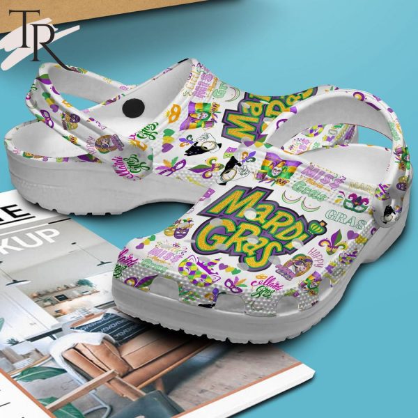 Happy Mardi Gras Crocs