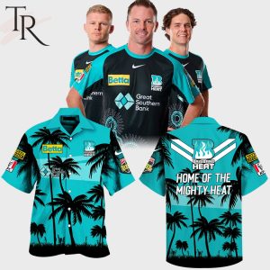 Brisbane Heat Home Of The Mighty Heat Hawaiian Shirt And Short