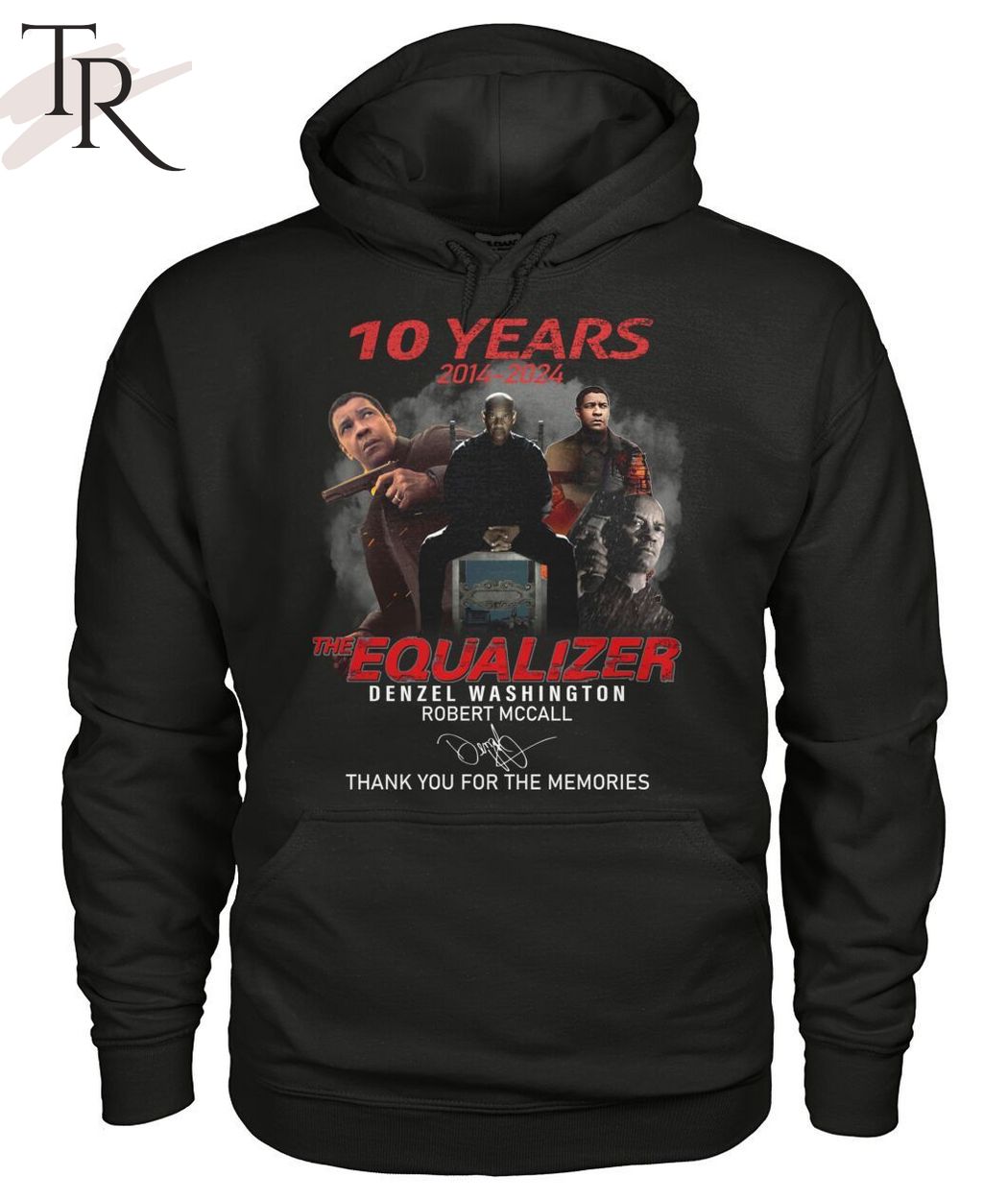 10 Years The Equalizer Denzel Washington Robert Mccall Thank You For The Memories T-Shirt