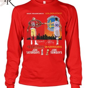 San Francisco 49ers On Saturdays And Golden State Warriors On Sundays T-Shirt