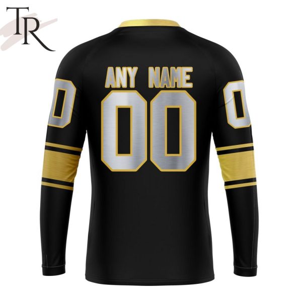 NHL Anaheim Ducks Special Black And Gold Design Hoodie