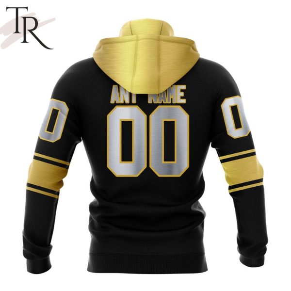 NHL Boston Bruins Special Black And Gold Design Hoodie