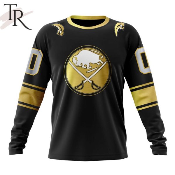 NHL Buffalo Sabres Special Black And Gold Design Hoodie