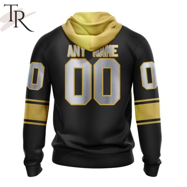 NHL Columbus Blue Jackets Special Black And Gold Design Hoodie