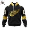 NHL Edmonton Oilers Special Black And Gold Design Hoodie
