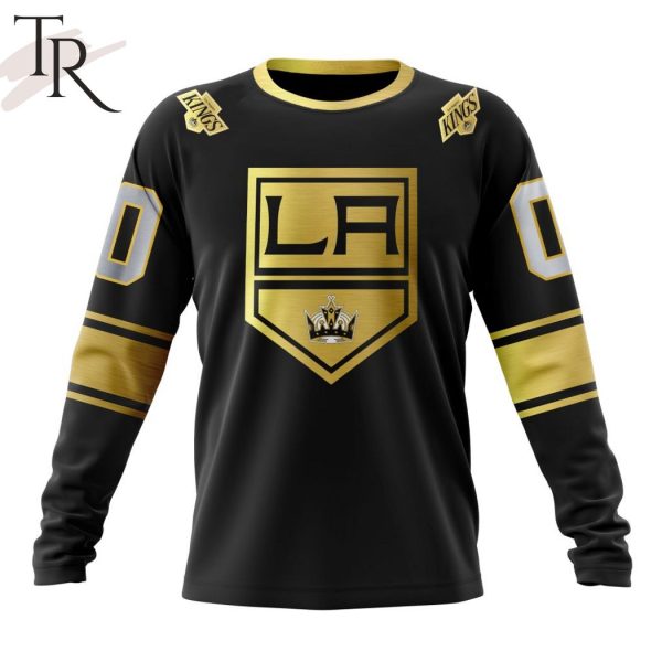 NHL Los Angeles Kings Special Black And Gold Design Hoodie