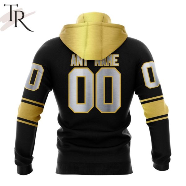 NHL Minnesota Wild Special Black And Gold Design Hoodie
