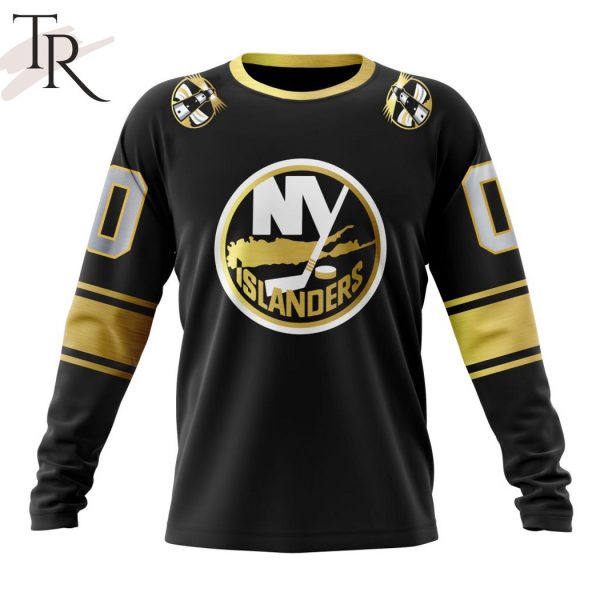 NHL New York Islanders Special Black And Gold Design Hoodie