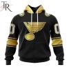 NHL Seattle Kraken Special Black And Gold Design Hoodie