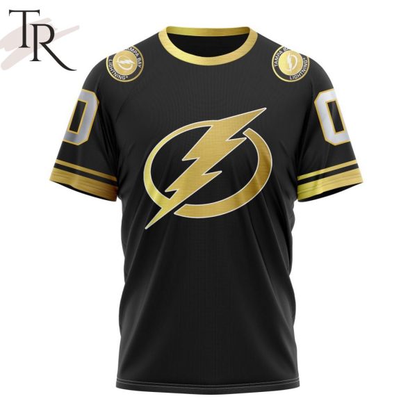 NHL Tampa Bay Lightning Special Black And Gold Design Hoodie