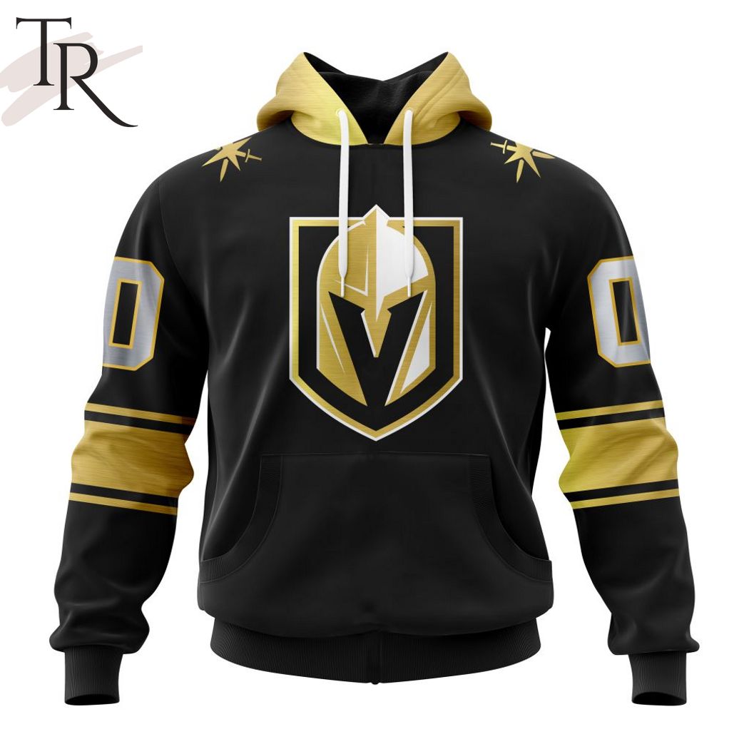 NHL Vegas Golden Knights Special Black And Gold Design Hoodie