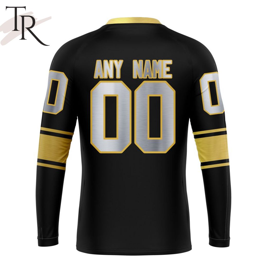 NHL Winnipeg Jets Special Black And Gold Design Hoodie