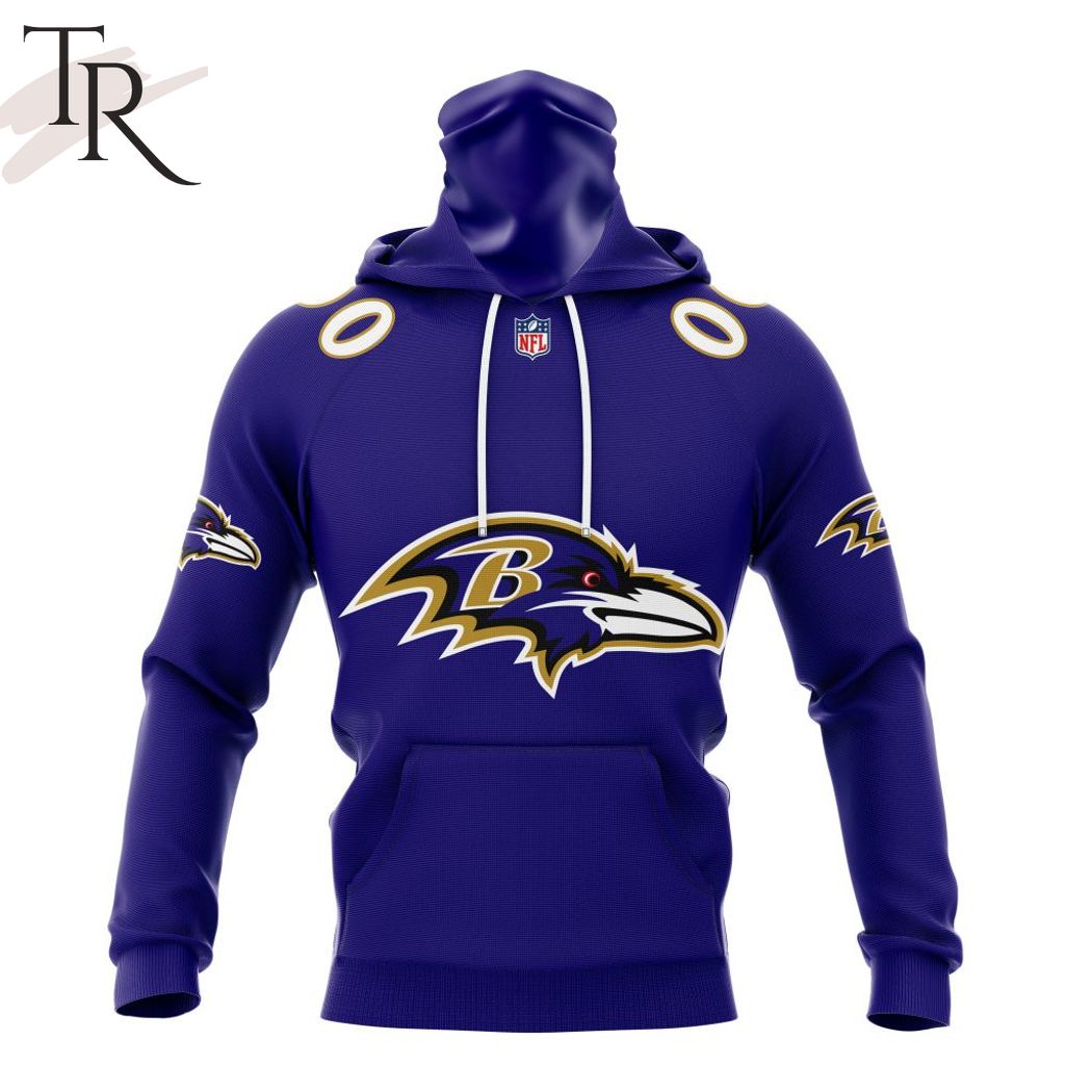 NFL Baltimore Ravens 2024 Personalized Name And Number Hoodie