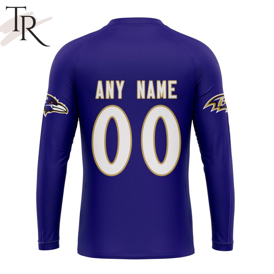 NFL Baltimore Ravens 2024 Personalized Name And Number Hoodie