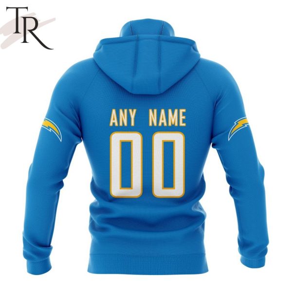 NFL Los Angeles Chargers 2024 Personalized Name And Number Hoodie
